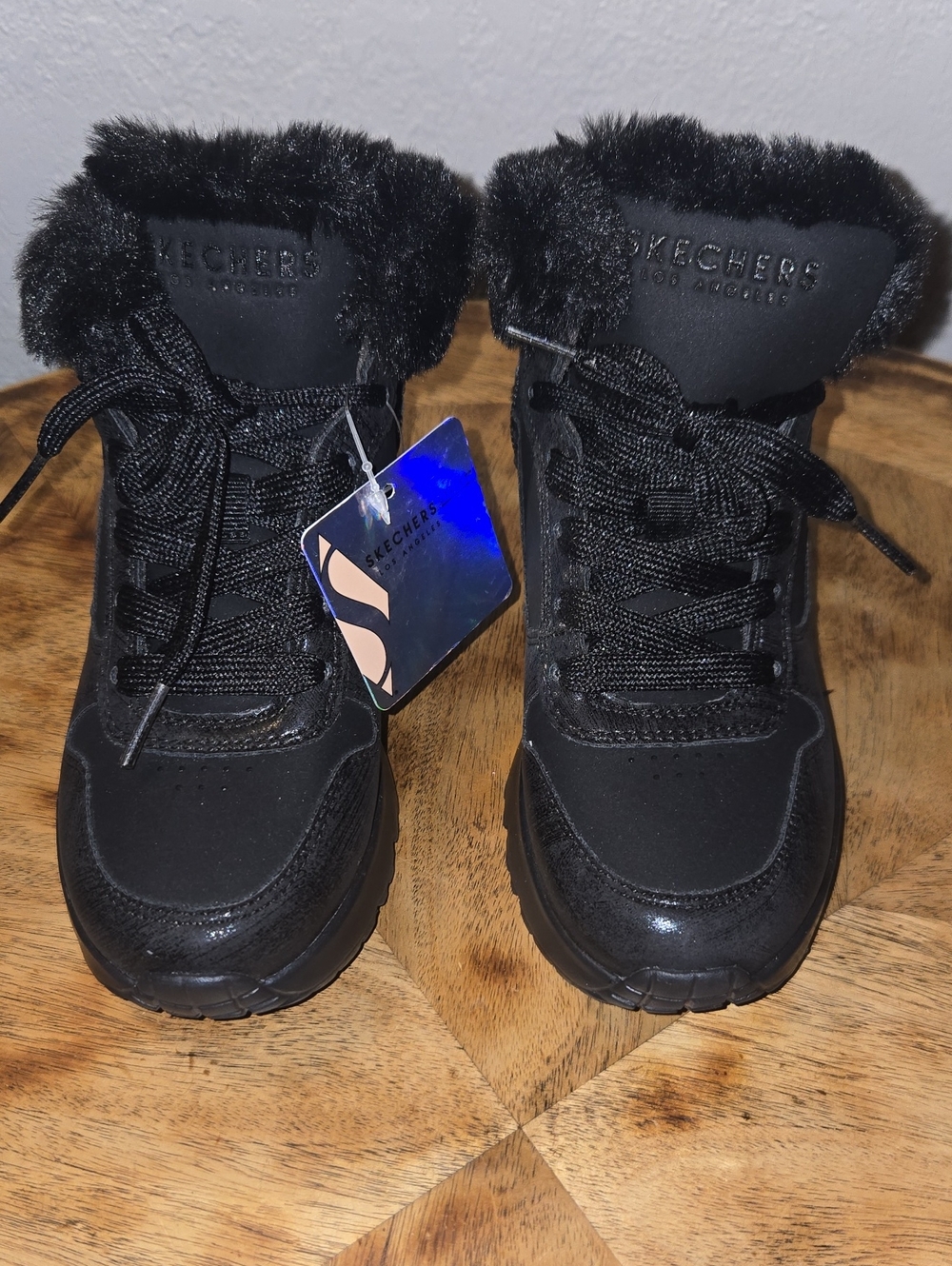 Girls' Skechers Uno Lite - Comfurt Collar Mid-Top Sneakers In Size 12